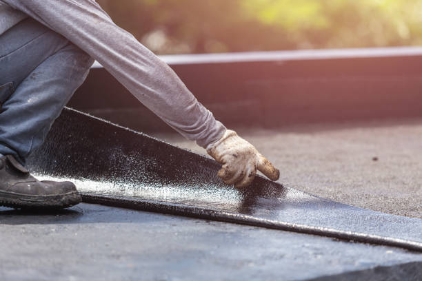 Professional Exterior Waterproofing technician working in Pettisville, OH